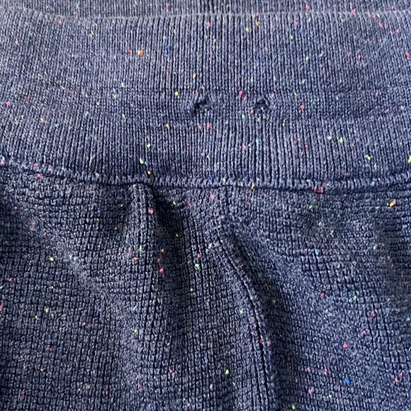 Anthropologie Daily Practice Navy Cozy Pants Size Large - Picture 3 of 7